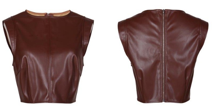 Women's Leather Vest